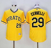 Pittsburgh Pirates #29 Francisco Cervelli Gold 2016 Flexbase Collection Cooperstown Stitched Jersey,baseball caps,new era cap wholesale,wholesale hats